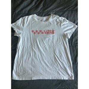 Vans Pink & White L Tee